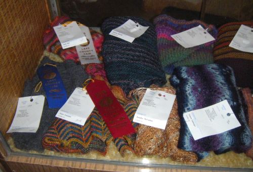 So many knit shawls!
